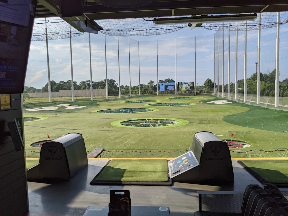 TopGolf golfer pov