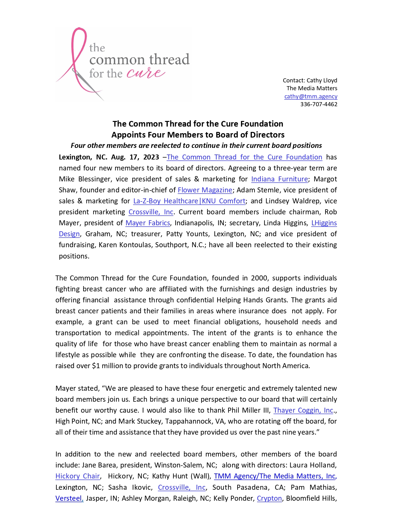 press release