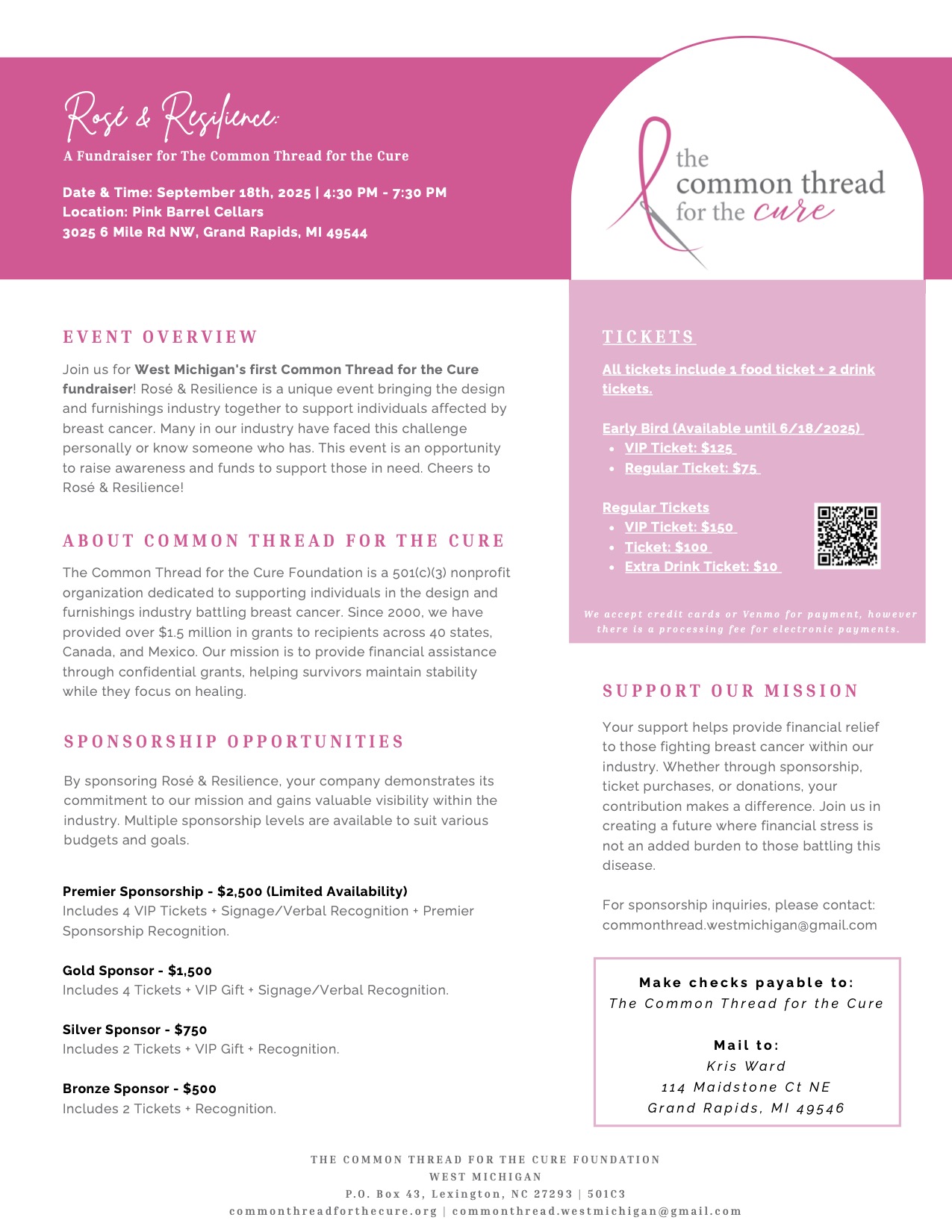 Rose and Resilience Event 2025