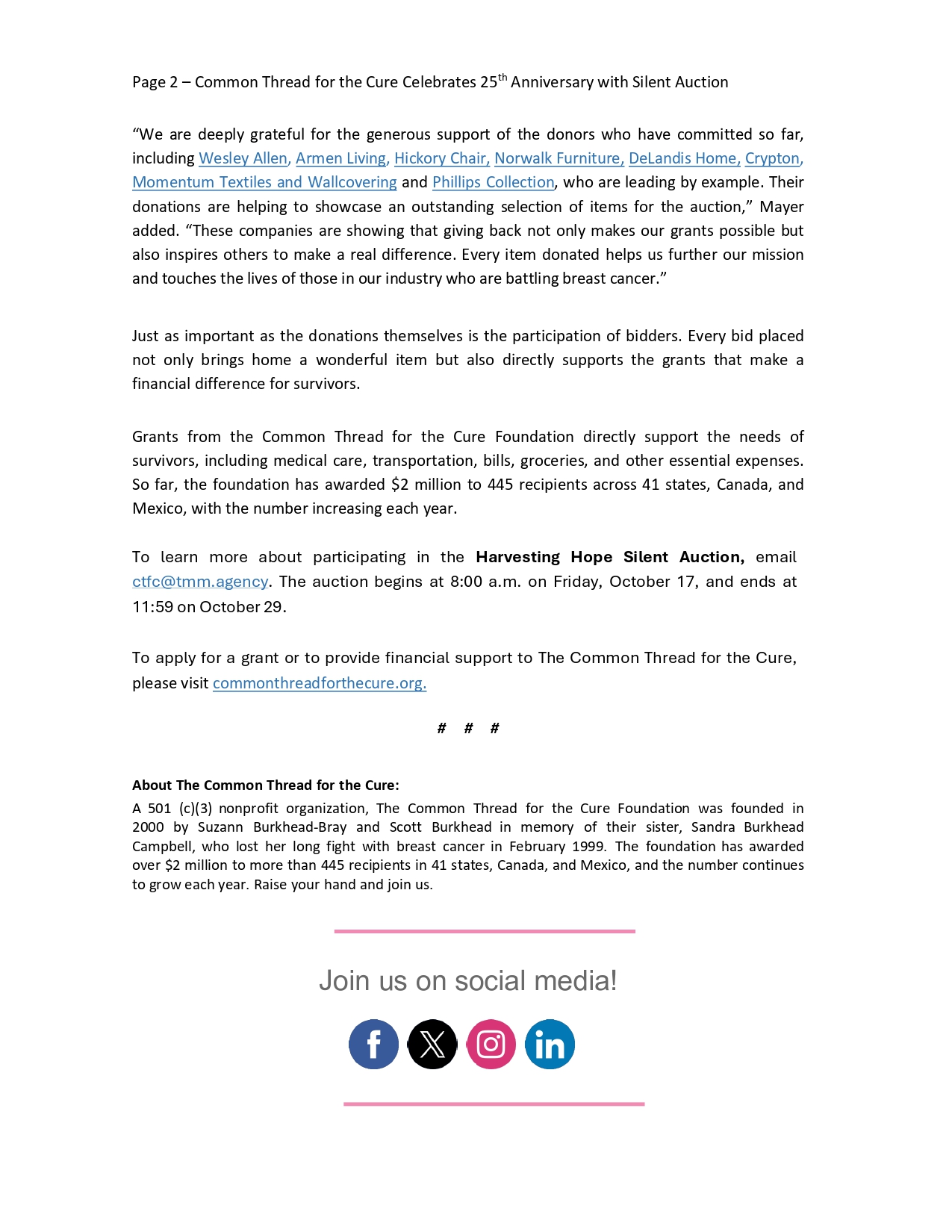 Sept 2025 Silent Auction Release pg2